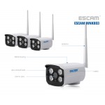 Комплект видеонаблюдения ESCAM WNK803 8CH 720P Wireless NVR KITS EU купить