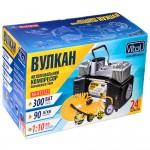 Компресор Вулкан КА-В12122 150psi / 25Amp / 90л / клеми / шланг7,5м з дефлятором / ліхтар / 2 циліндра