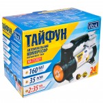 Компрессор Тайфун КА-T12021 100psi/12Amp/35л/фонарь/прикур.+переходник фото - купить