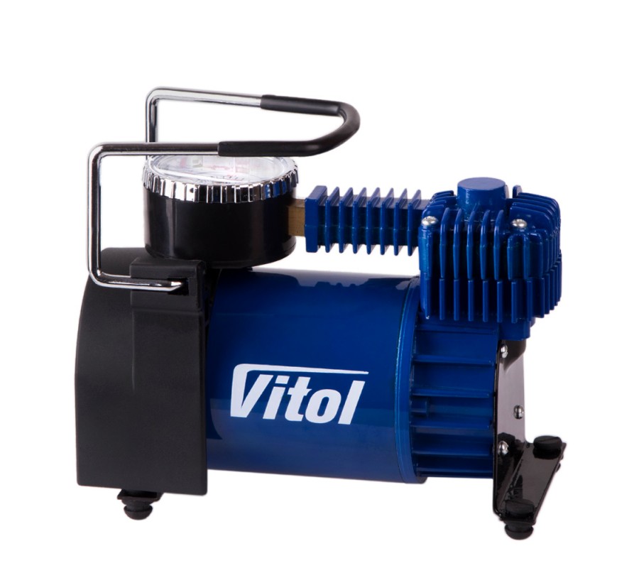 Компрессор ViTOL К-52 150psi/15Amp/40л/Автостоп/прикуриватель купить